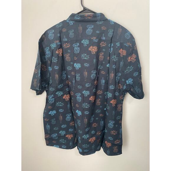 New BAJA LLAMA Button Up Short Sleeve Shirt Size 2XL - Picture 4 of 4